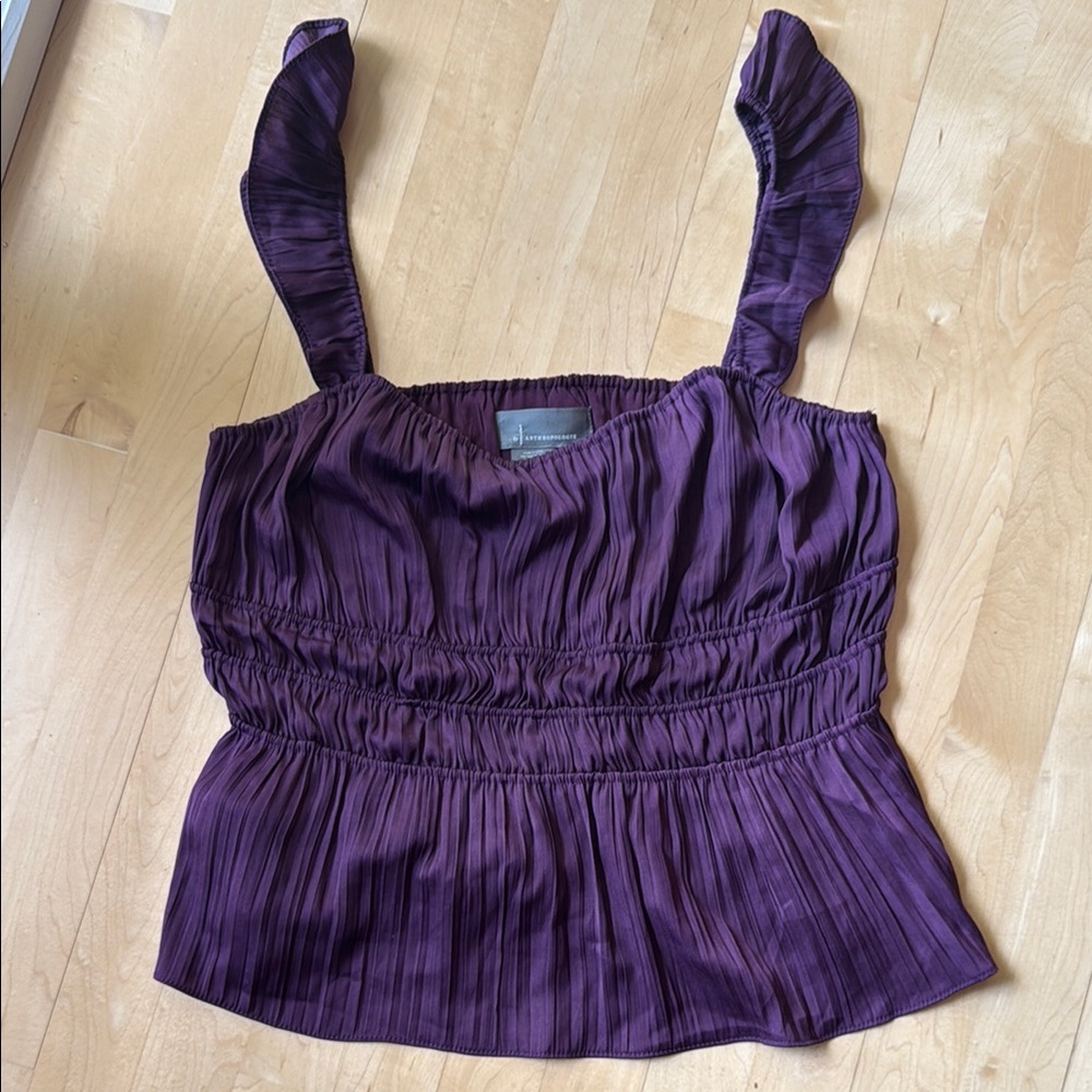 Anthropologie Purple Tank - NWOT